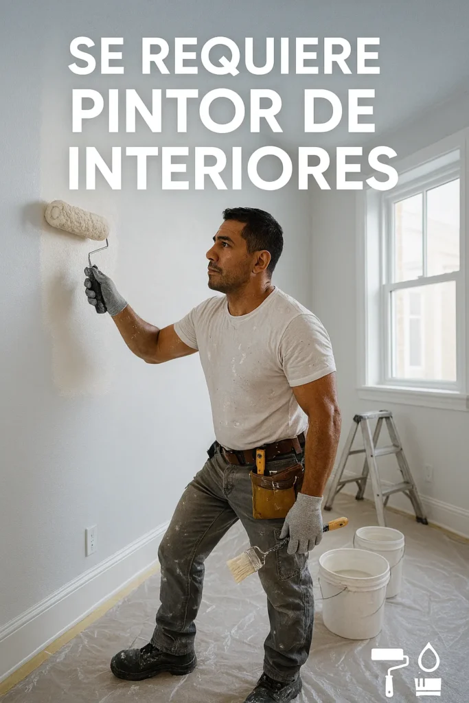 Se Requiere Pintor de Interiores: La Demanda que Impulsa tu Carrera Profesional