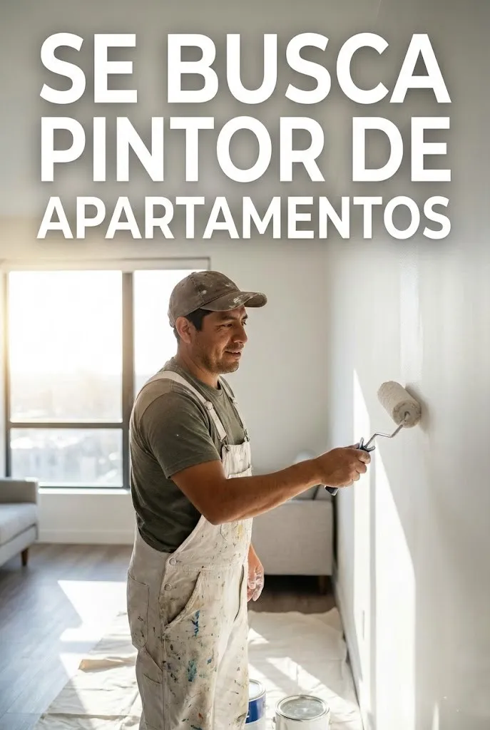 ¿Eres pintor y buscas empleo? Descubre cómo destacar cuando alguien ‘Se busca pintor para pintar apartamento’